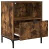 Cabinet de chevet avec tiroir 2 pcs Chêne fumé 49 x 36 x 61 cm 630058630058