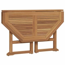 Ensemble à manger d'extérieur pliable 5 pcs Bois solide de teck 630079630079