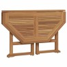 Ensemble à manger d'extérieur pliable 5 pcs Bois solide de teck 630079630079