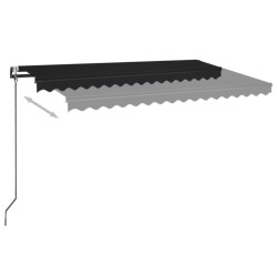 Auvent rétractable automatique 400x350 cm Anthracite 630084630084