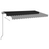 Auvent rétractable automatique 400x350 cm Anthracite 630084630084