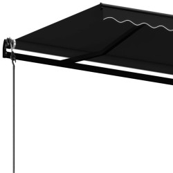Auvent rétractable automatique 400x350 cm Anthracite 630084630084