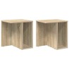 Table d'appoint 2 pcs Chêne Sonoma 37 x 32 x 40 cm 630089630089