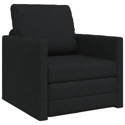 Canapé-Lit Noir 74 x 77 x 81 cm tissu 630096630096