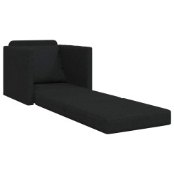 Canapé-Lit Noir 74 x 77 x 81 cm tissu 630096630096