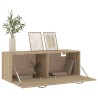 Armoire murale Chêne sonoma 100x36,5x35 cm Bois d'ingénierie 630104630104