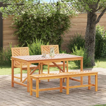 Ensemble de salle à manger pour jardin 4 pc Marron 630107630107