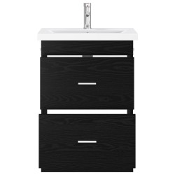 Ensemble de mobilier de salle de bain Chêne noir 630108630108