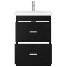 Ensemble de mobilier de salle de bain Chêne noir 630108630108