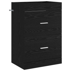 Ensemble de mobilier de salle de bain Chêne noir 630108630108