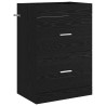 Ensemble de mobilier de salle de bain Chêne noir 630108630108