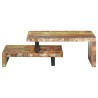 Ensemble de table basse 2 pcs Bois de récupération massif 630109630109