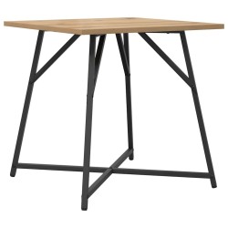 Ensemble de tables d'appoint 2 pc Chêne artisanal et noir 630110630110