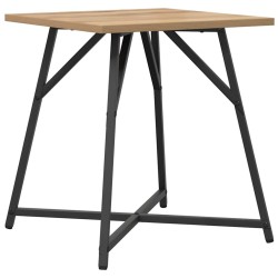 Ensemble de tables d'appoint 2 pc Chêne artisanal et noir 630110630110