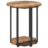 Ensemble de tables d'appoint avec étagère 2 pcs Marron 630111630111