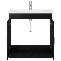 Ensemble de mobilier de salle de bain Chêne noir 630113630113