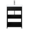 Ensemble de mobilier de salle de bain Chêne noir 630115630115