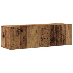 Ensemble de meuble TV mural 4 pcs vieux bois bois d'ingénierie 630120630120