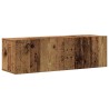 Ensemble de meuble TV mural 4 pcs vieux bois bois d'ingénierie 630120630120