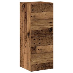Ensemble de meuble TV mural 4 pcs vieux bois bois d'ingénierie 630120630120