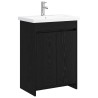 Ensemble de mobilier de salle de bain Chêne noir 630121630121