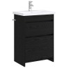 Ensemble de mobilier de salle de bain Chêne noir 630123630123