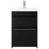 Ensemble de mobilier de salle de bain Chêne noir 630123630123