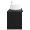 Ensemble de mobilier de salle de bain 2 pcs Chêne noir 630124630124