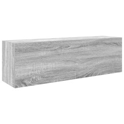 Armoire murale de bain sonoma gris 100x25x30 cm bois ingénierie 630128630128