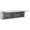 Armoire murale de bain sonoma gris 100x25x30 cm bois ingénierie 630128630128