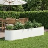 Jardin surélevé Blanc 220 x 40 x 40 cm Acier 630129630129
