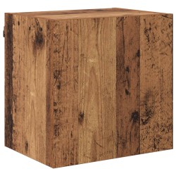 Meuble TV Montage mural 4 pcs Bois Ancien Bois d'ingénierie 630132630132