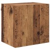 Meuble TV Montage mural 4 pcs Bois Ancien Bois d'ingénierie 630132630132