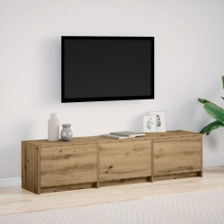 Meuble TV Chêne artisanal Bois d'ingénierie 630133630133