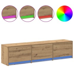 Meuble TV Chêne artisanal Bois d'ingénierie 630133630133