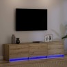 Meuble TV Chêne artisanal Bois d'ingénierie 630133630133