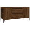 Meuble TV Chêne marron 102x44,5x50 cm Bois d'ingénierie 630135630135