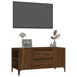Meuble TV Chêne marron 102x44,5x50 cm Bois d'ingénierie 630135630135