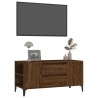 Meuble TV Chêne marron 102x44,5x50 cm Bois d'ingénierie 630135630135