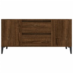 Meuble TV Chêne marron 102x44,5x50 cm Bois d'ingénierie 630135630135