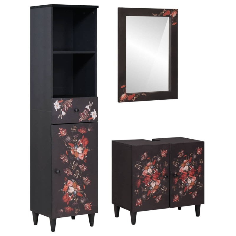 Ensemble de Meubles de Salle de Bain avec tiroir 3 pcs 630144630144