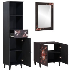 Ensemble de Meubles de Salle de Bain avec tiroir 3 pcs 630144630144