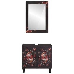 Ensemble de Meubles de Salle de Bain Montage mural 2 pcs 630145630145