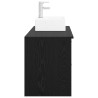 Ensemble de mobilier de salle de bain 2 pcs Chêne noir 630147630147