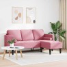 Ensemble de Canapés avec coussin Rose Polyester 630148630148