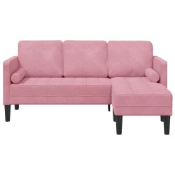 Ensemble de Canapés avec coussin Rose Polyester 630148630148