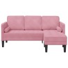 Ensemble de Canapés avec coussin Rose Polyester 630148630148