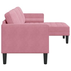 Ensemble de Canapés avec coussin Rose Polyester 630148630148