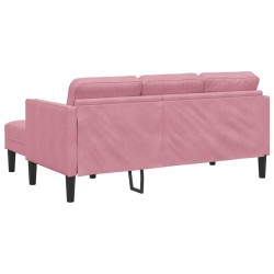 Ensemble de Canapés avec coussin Rose Polyester 630148630148