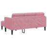 Ensemble de Canapés avec coussin Rose Polyester 630148630148